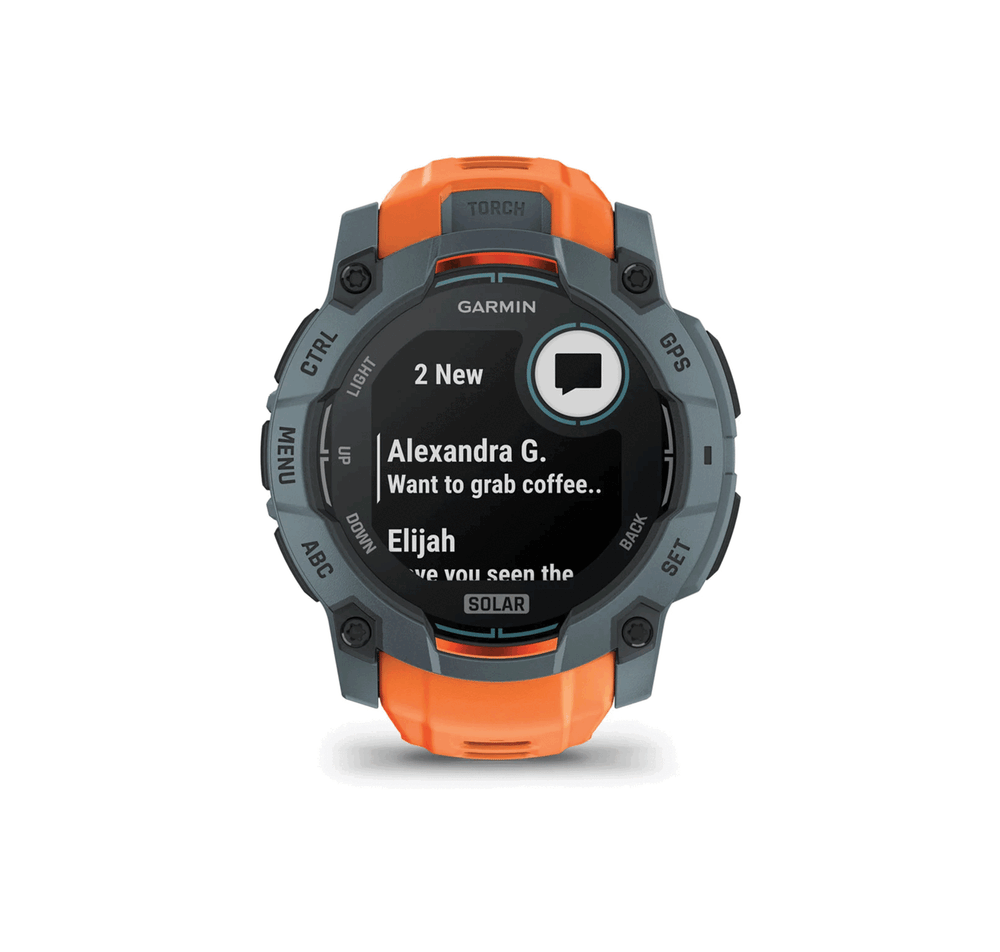 WATCH - GARMIN - INSTINCT® 3 | 50MM | SOLAR | Twilight with Solstice Silicone Band