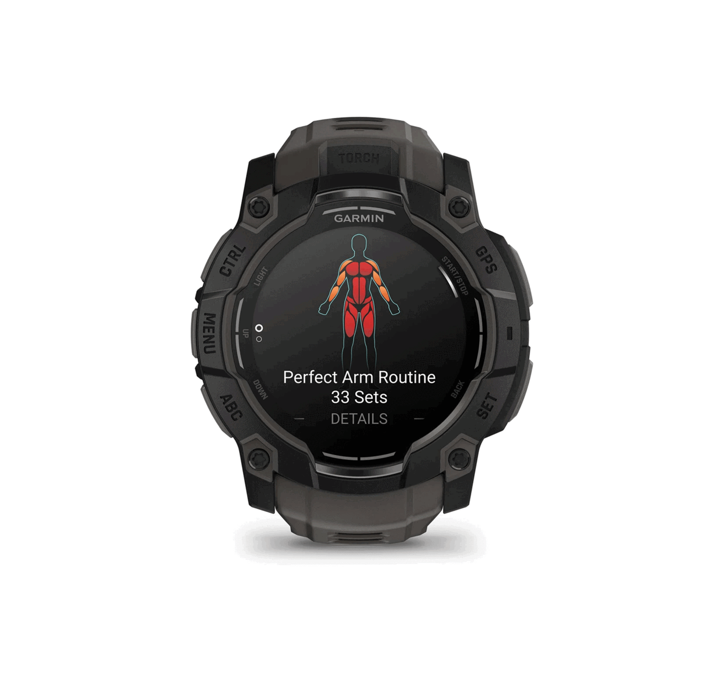 WATCH - GARMIN - INSTINCT® 3 | 50MM | AMOLED | Black with Charcoal silicone strap