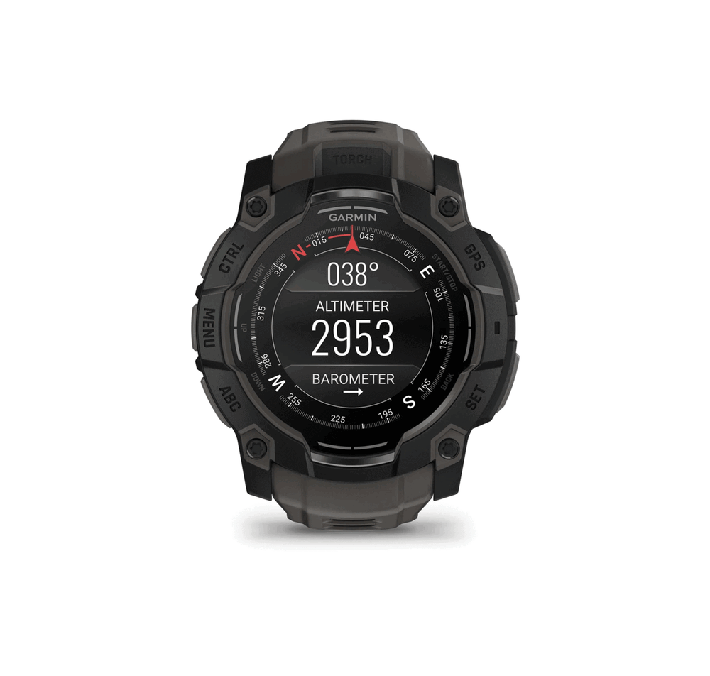 WATCH - GARMIN - INSTINCT® 3 | 50MM | AMOLED | Black with Charcoal silicone strap