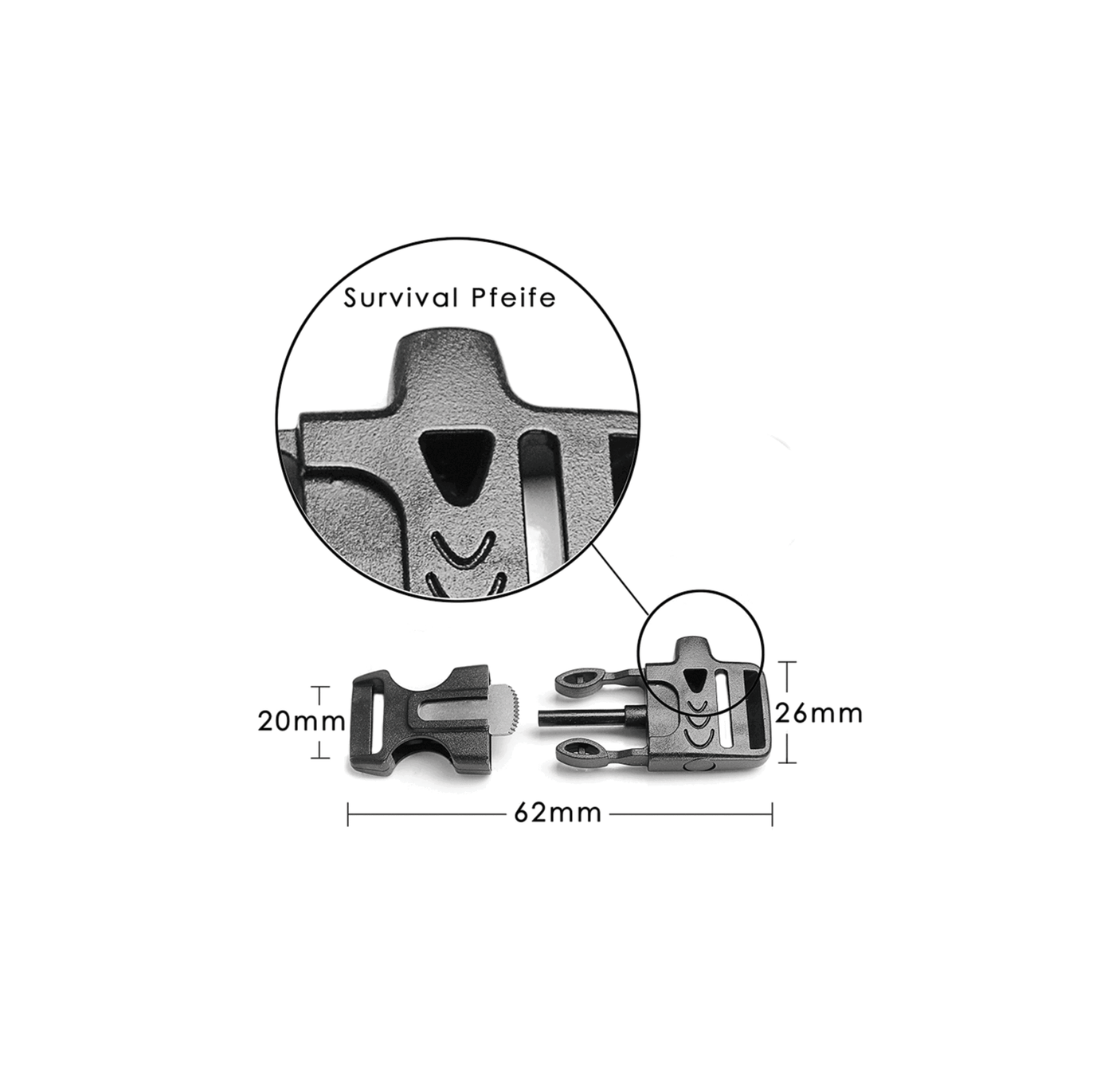 SPECIAL OPERATION - SURVIVAL BUCKLE 3 FUNCTIONS