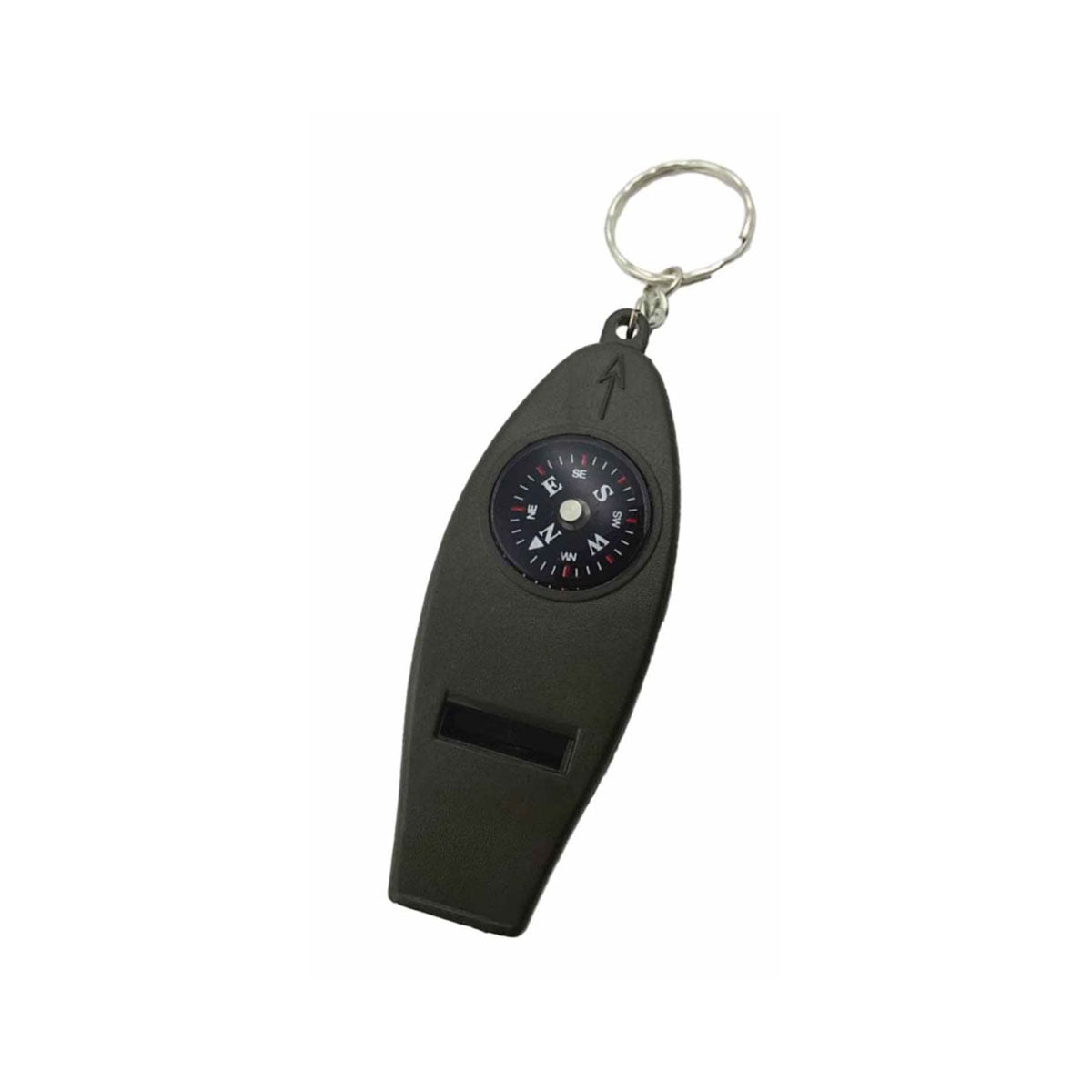 WHISTLE + COMPASS + MAGNIFYING + THERMOMETER