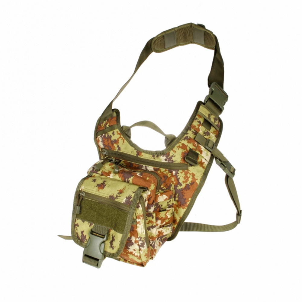 CONDOR USA  - BORSA MONOSPALLA A SCOMPARTI 156 VEGETATO