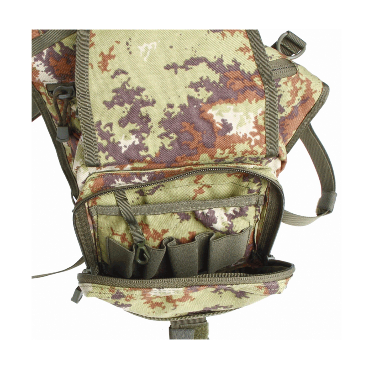 CONDOR USA  - BORSA MONOSPALLA A SCOMPARTI 156 VEGETATO