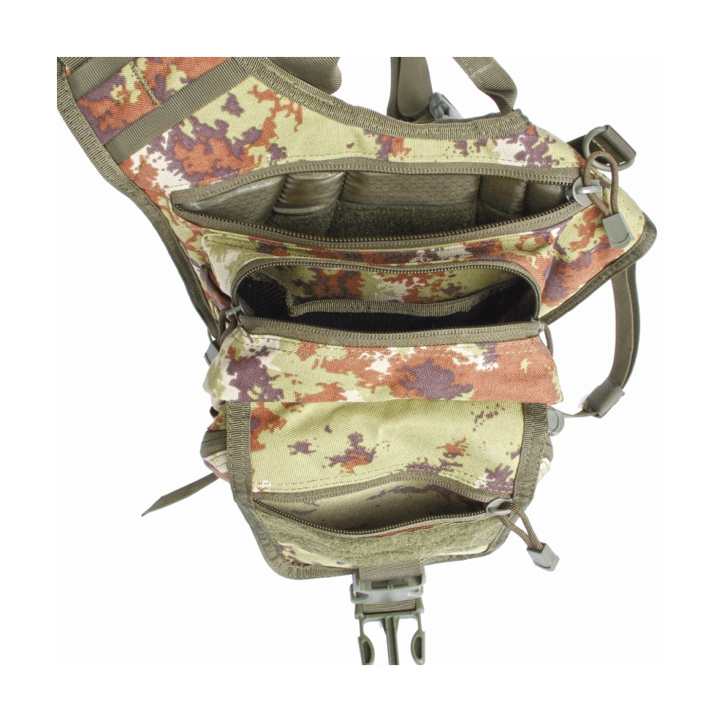 CONDOR USA  - BORSA MONOSPALLA A SCOMPARTI 156 VEGETATO