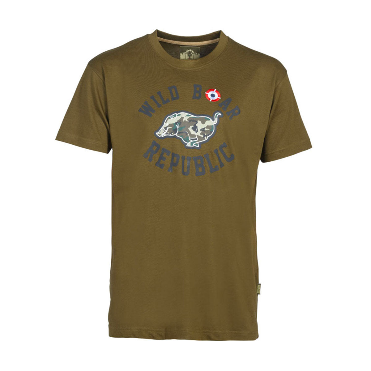 PERCUSSION - WILD BOAR REPUBLIC T-SHIRT RUNNING BOAR