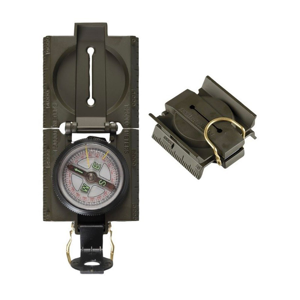 MIL-TEC - US KOMPASS COMPASS (WITH LED LIGHT AND MAGNIFYING GLASS)