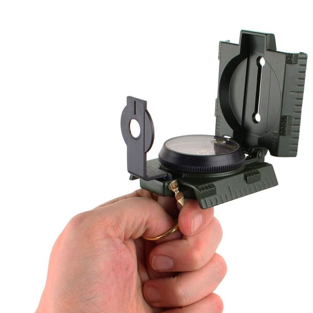 MIL-TEC - US KOMPASS COMPASS (WITH LED LIGHT AND MAGNIFYING GLASS)