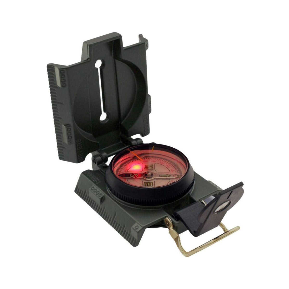MIL-TEC - US KOMPASS COMPASS (WITH LED LIGHT AND MAGNIFYING GLASS)