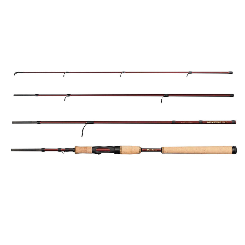 ABU GARCIA - TORMENTOR2 TRAVEL SPINNING ROD 603L | 6ft 183cm | 4-12g | Power: Light Action | Mod-Fast