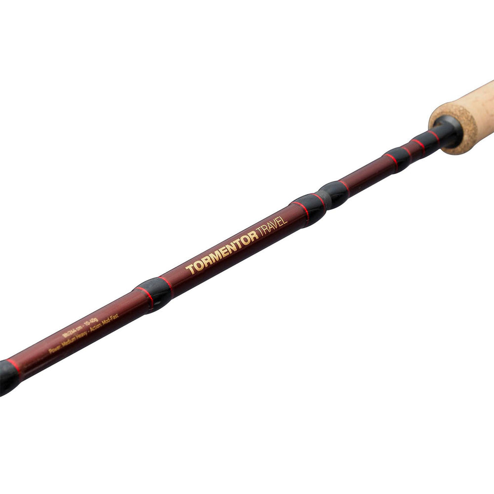 ABU GARCIA - TORMENTOR2 TRAVEL SPINNING ROD 804H | 8ft 244cm | 20-60g | Power: Heavy | Mod-Fast