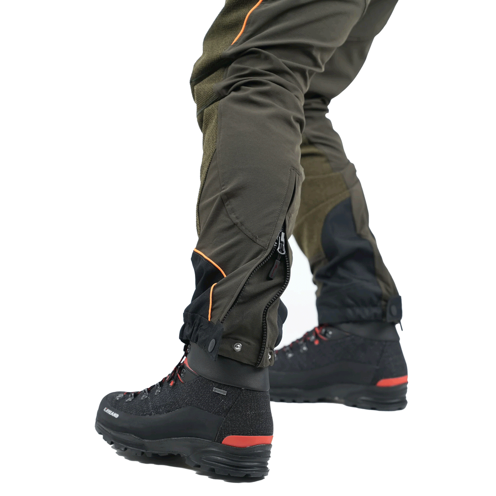 PANTS - MASSERIA - 19 Olive / Orange Fluo