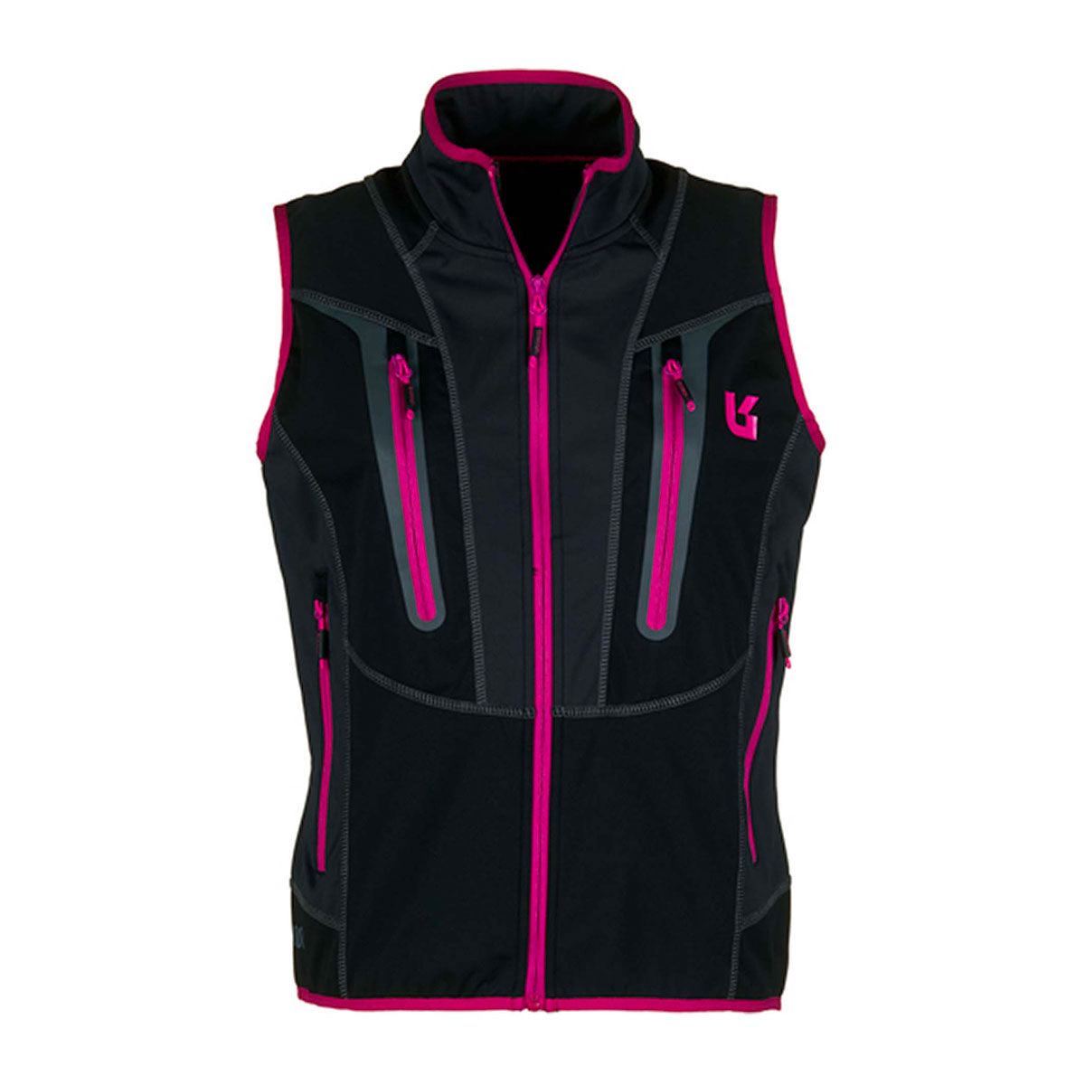 VEST - WOMEN - UNIVERS - OUTDOOR ADAMELLO U-TEX Grey/Black/Fuchsia