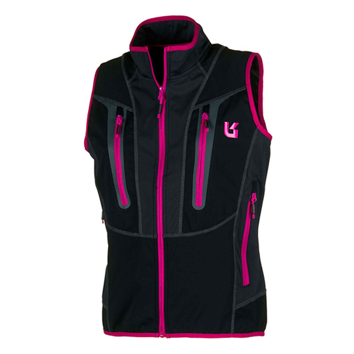 VEST - WOMEN - UNIVERS - OUTDOOR ADAMELLO U-TEX Grey/Black/Fuchsia