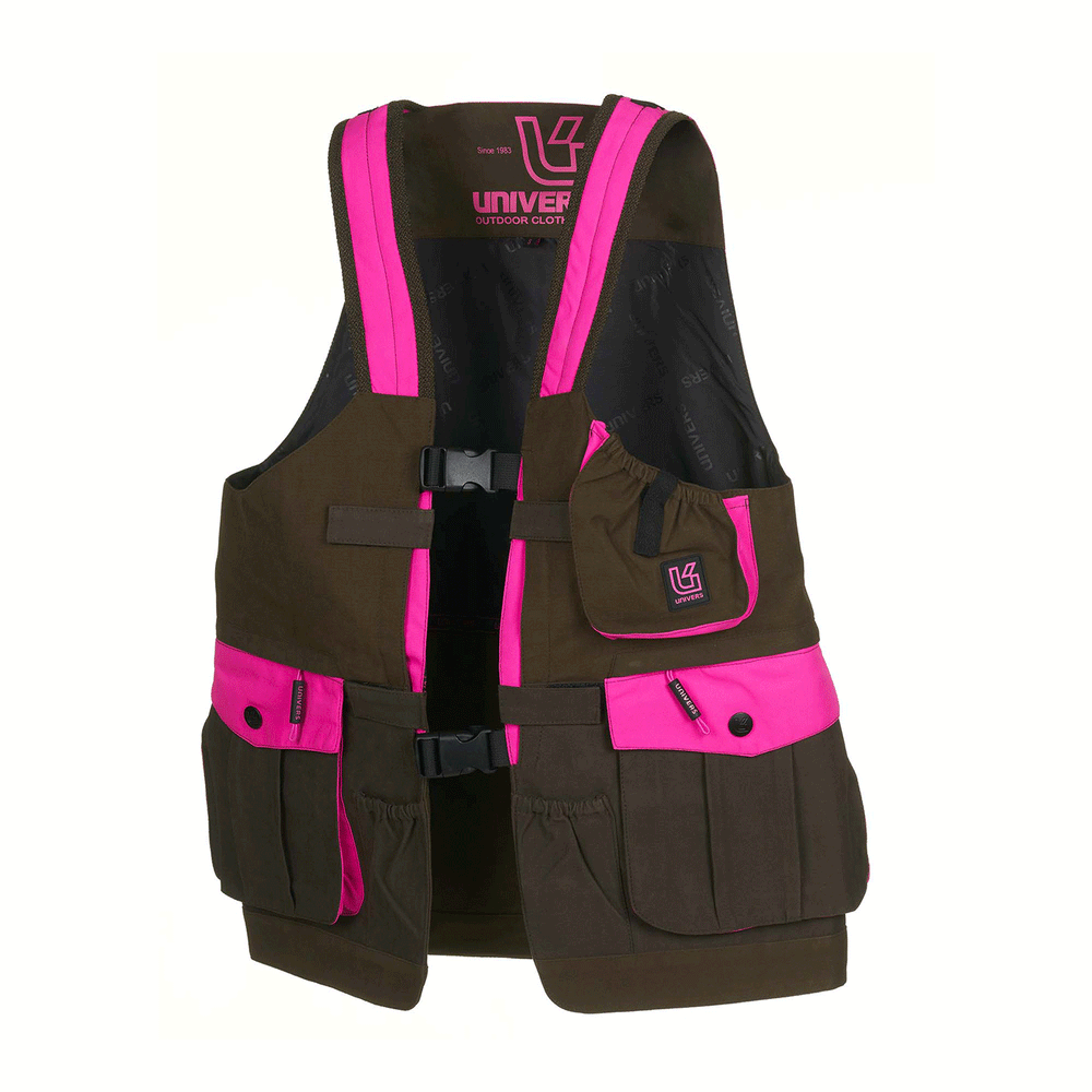 TRACK BAG - UNIVERS - WOMAN - HUNTING MICROFIBER U-TEX Green/Fuchsia