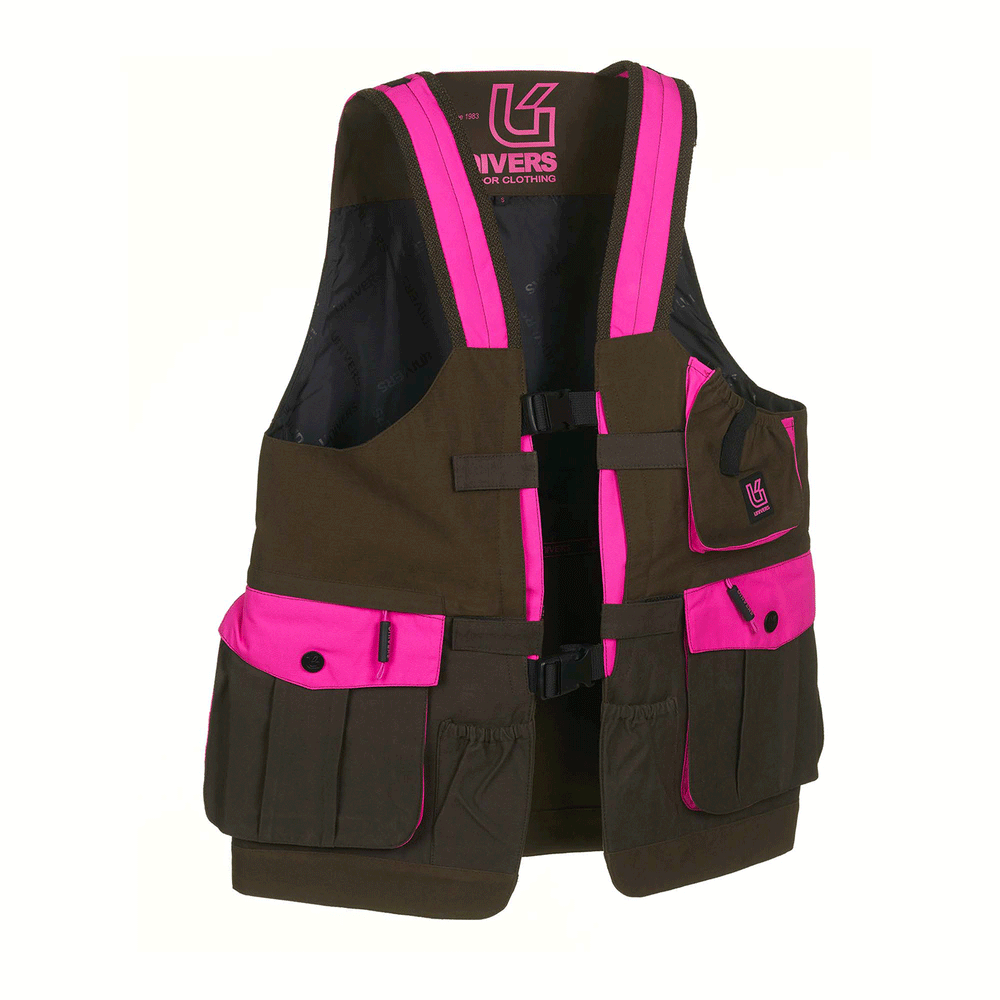 TRACK BAG - UNIVERS - WOMAN - HUNTING MICROFIBER U-TEX Green/Fuchsia