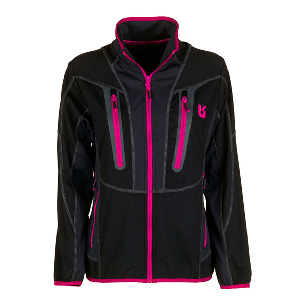 UNIVERS - DONNA - GIACCA OUTDOOR ADAMELLO U-TEX Grigio/Nero/Fucsia