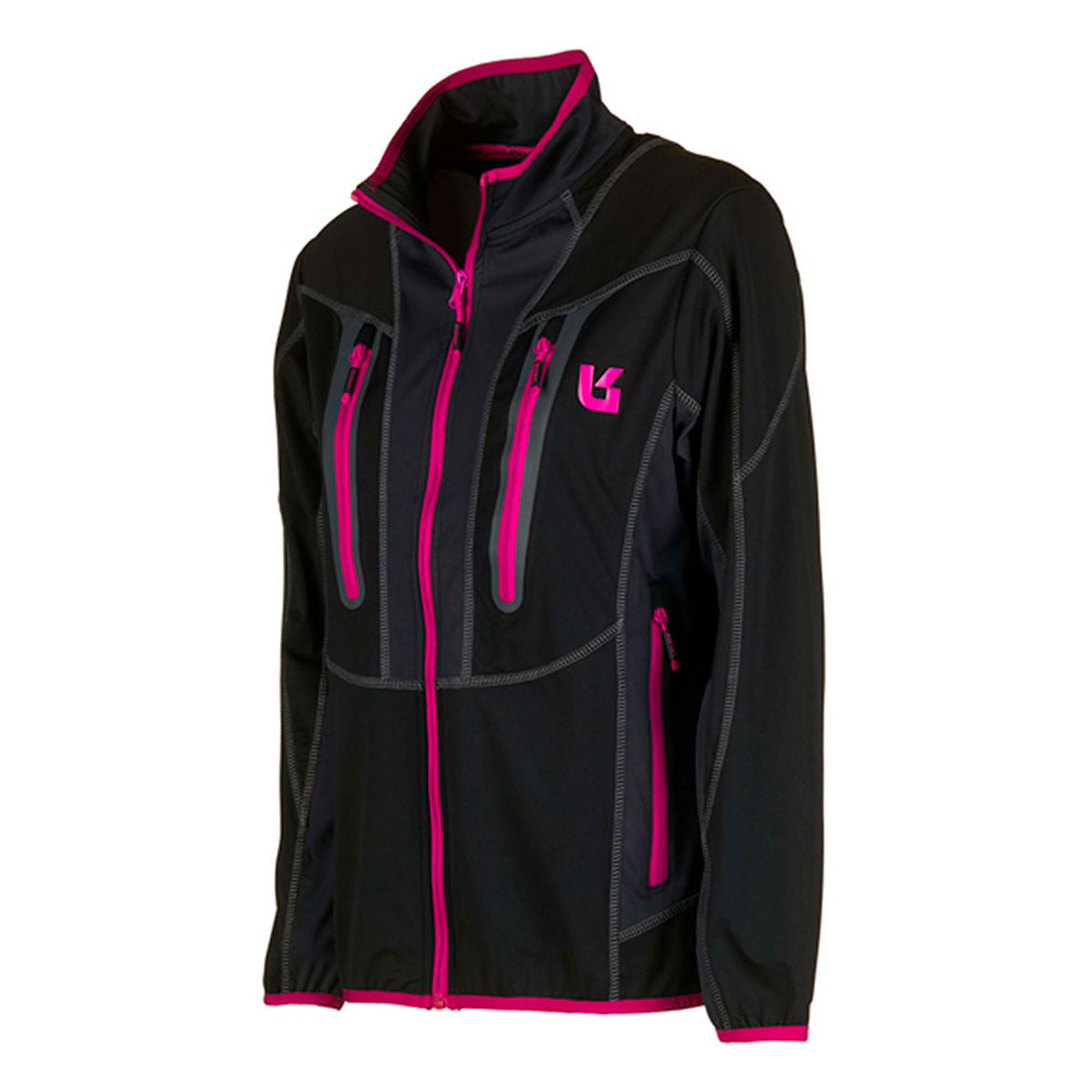 UNIVERS - DONNA - GIACCA OUTDOOR ADAMELLO U-TEX Grigio/Nero/Fucsia