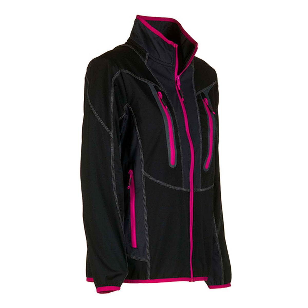 UNIVERS - DONNA - GIACCA OUTDOOR ADAMELLO U-TEX Grigio/Nero/Fucsia