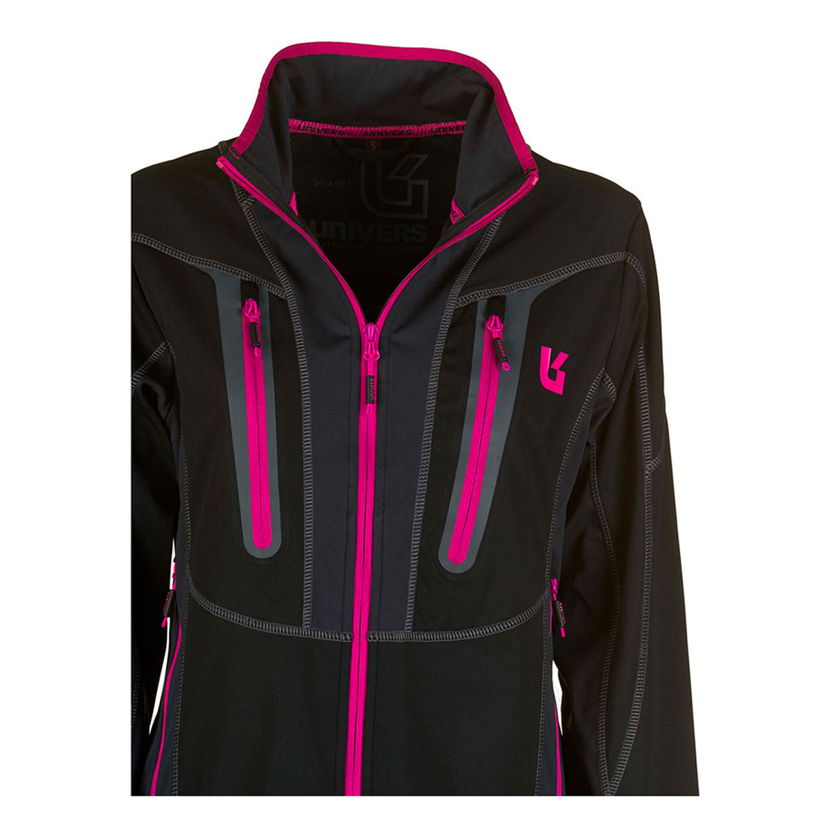 UNIVERS - DONNA - GIACCA OUTDOOR ADAMELLO U-TEX Grigio/Nero/Fucsia