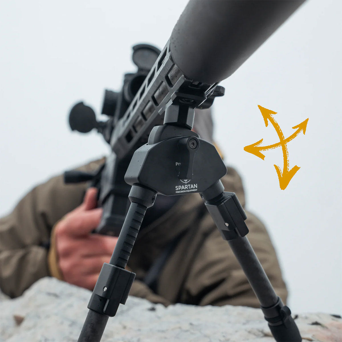 BIPOD - SPARTAN PRECISION EQUIPMENT - JAVELIN® PRO HUNT TAC BIPOD | Ultra-lightweight | Quick Detach