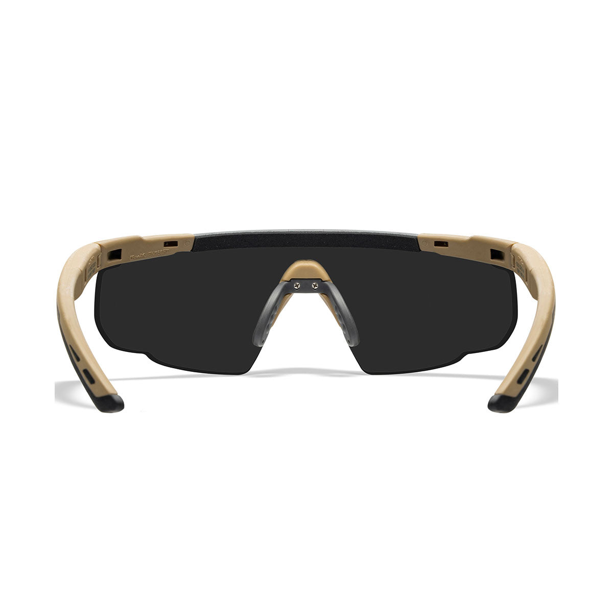 GLASSES - WILEY X - SABER ADVANCED 3 LENSES TAN FRAME (SMOKE GRAY + CLEAR + LIGHT RUST)