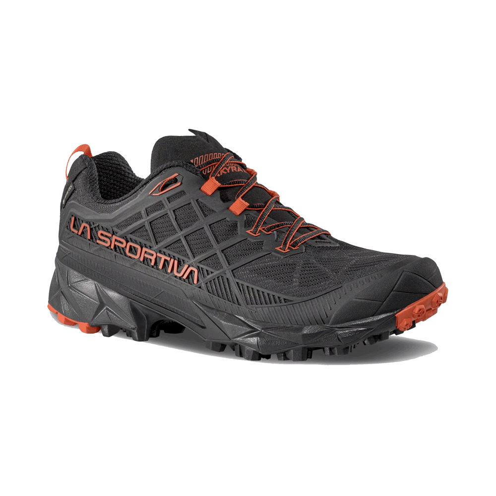 SHOES - MEN - LA SPORTIVA - AKYRA II GTX Black/Cherry Tomato