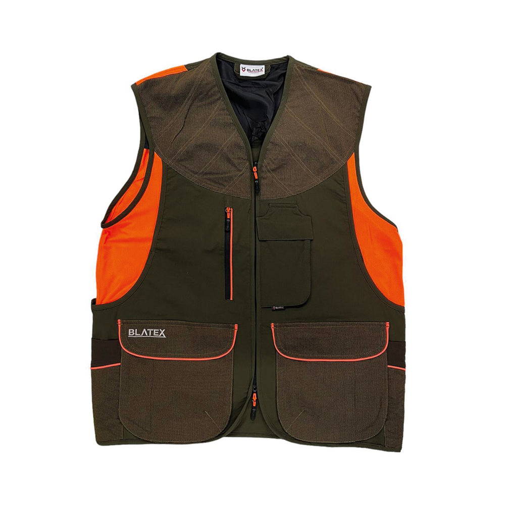 VEST - BLATEX - GREEN/ORANGE TEARPROOF PATCHES