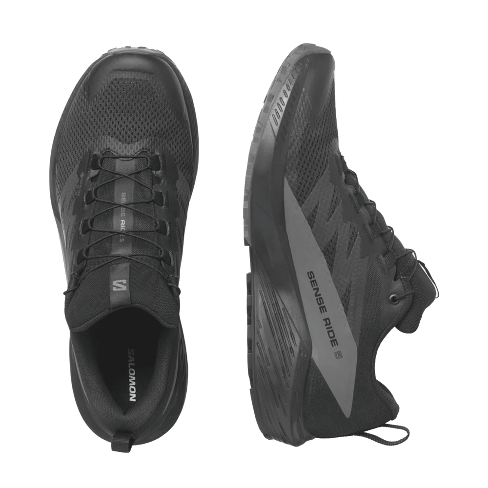 SALOMON - MEN - SENSE RIDE 5 GTX Black/Magnet/Black