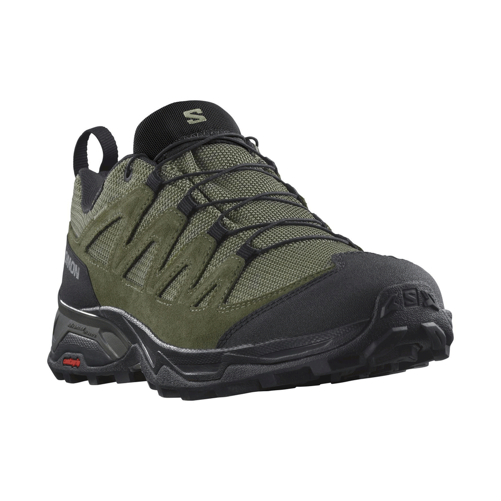 SALOMON - UOMO - X WARD LEATHER GTX Deep Lichen Green / Black / Olive Night
