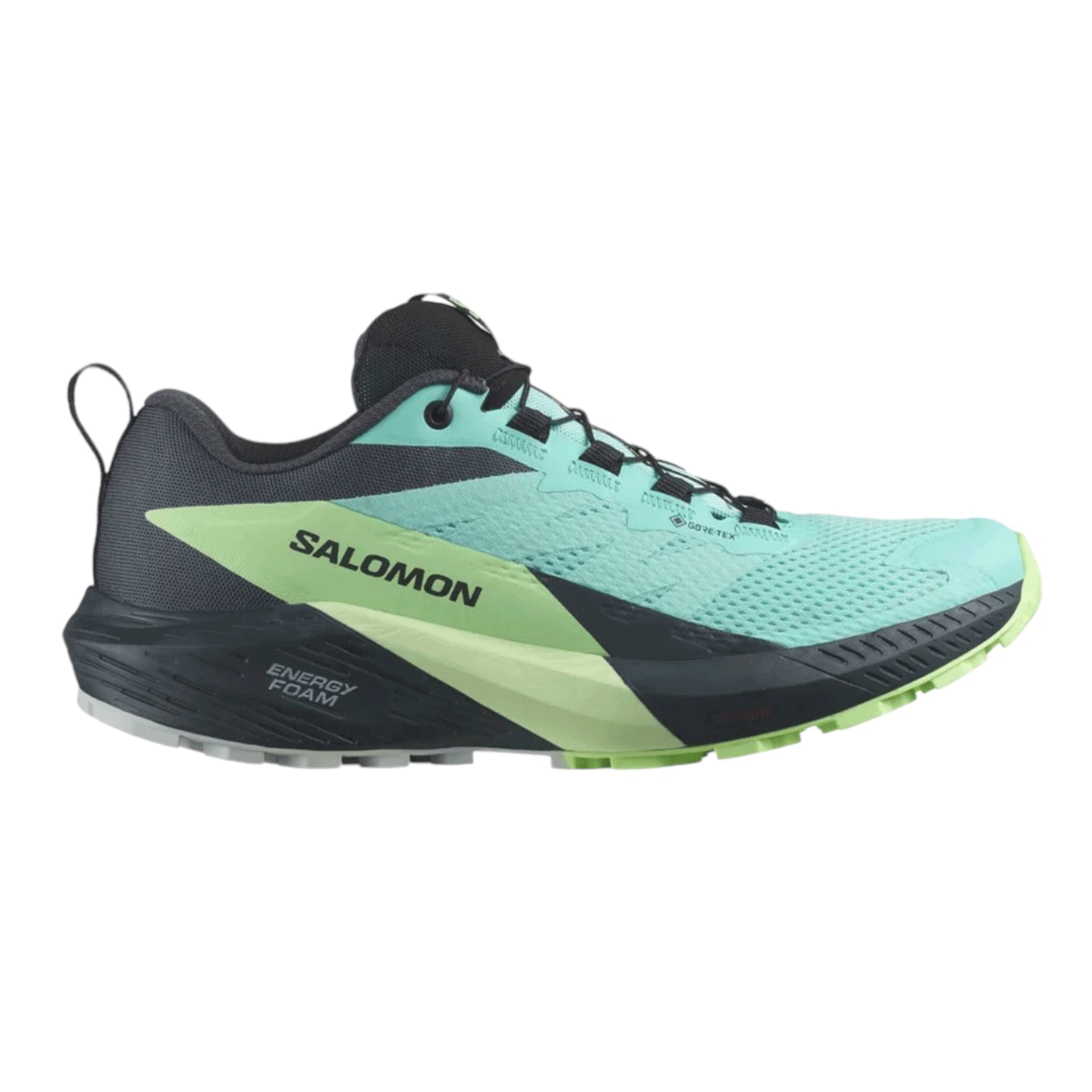 SALOMON - WOMEN - SENSE RIDE 5 GTX W Blue Radiance / Green Ash / India Ink