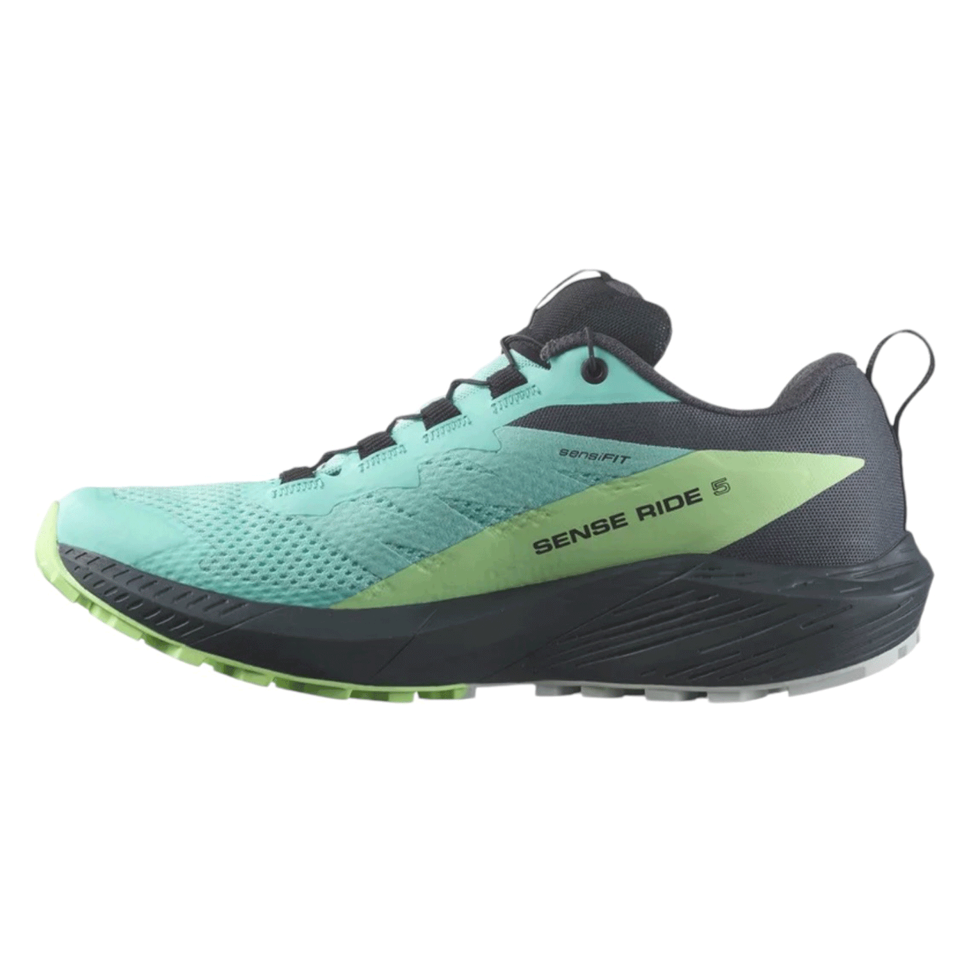 SALOMON - WOMEN - SENSE RIDE 5 GTX W Blue Radiance / Green Ash / India Ink