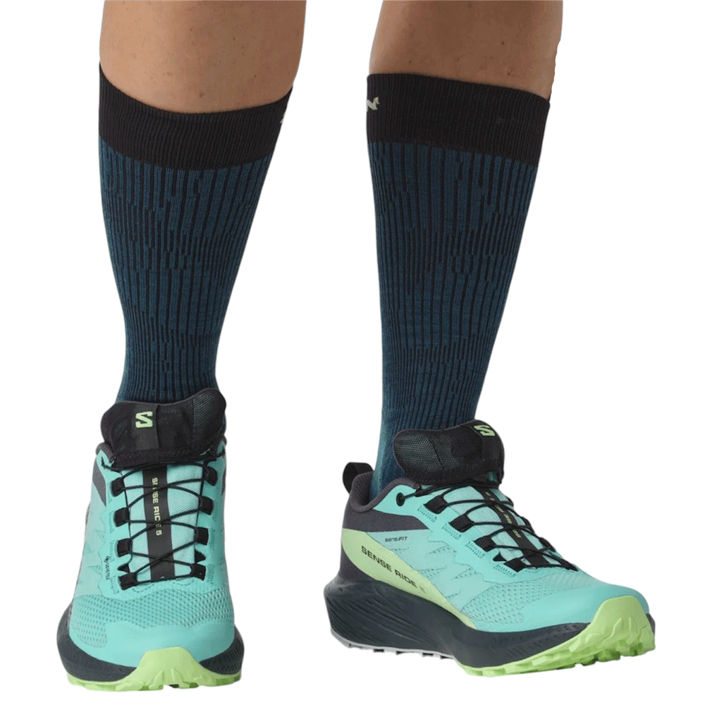 SALOMON - WOMEN - SENSE RIDE 5 GTX W Blue Radiance / Green Ash / India Ink