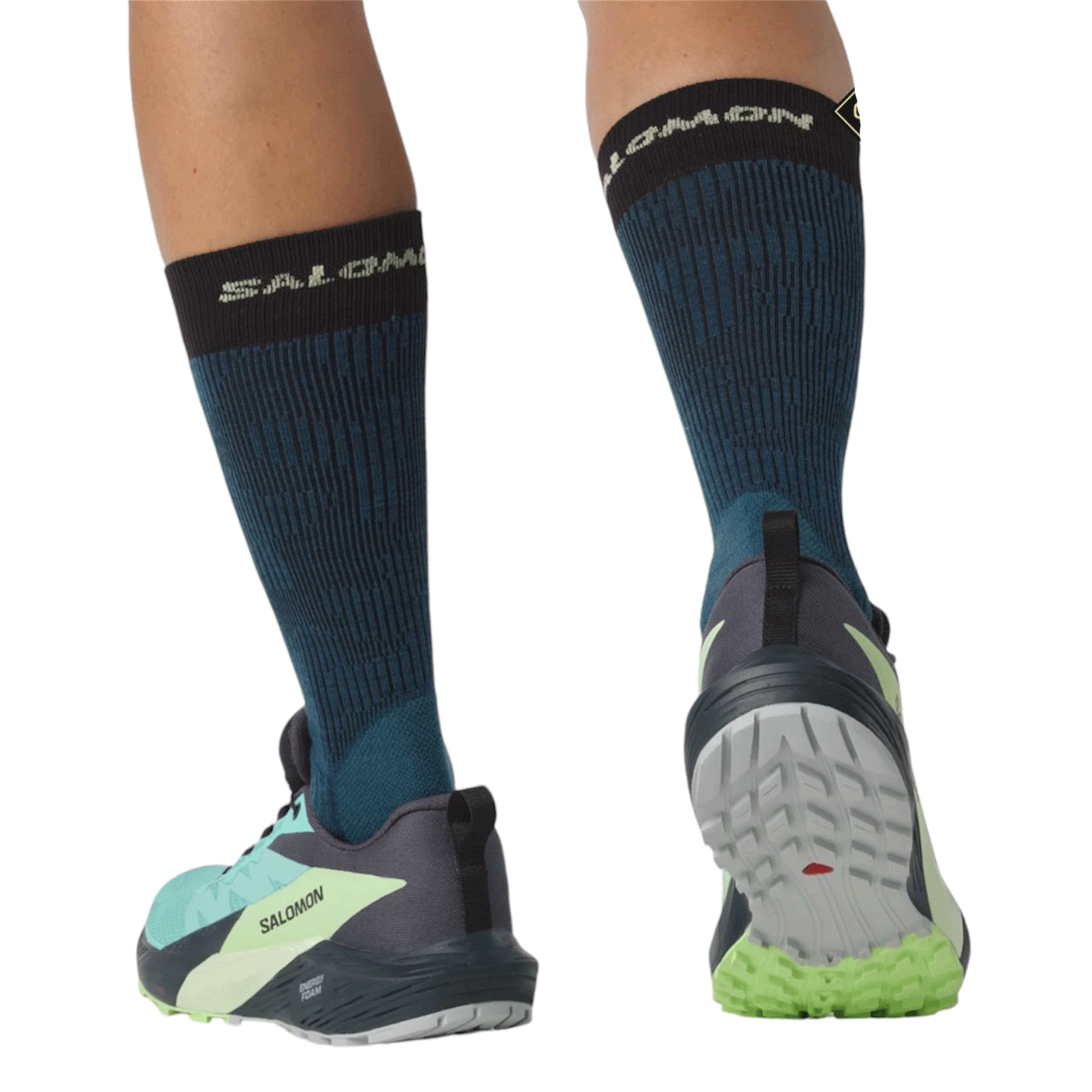 SALOMON - WOMEN - SENSE RIDE 5 GTX W Blue Radiance / Green Ash / India Ink