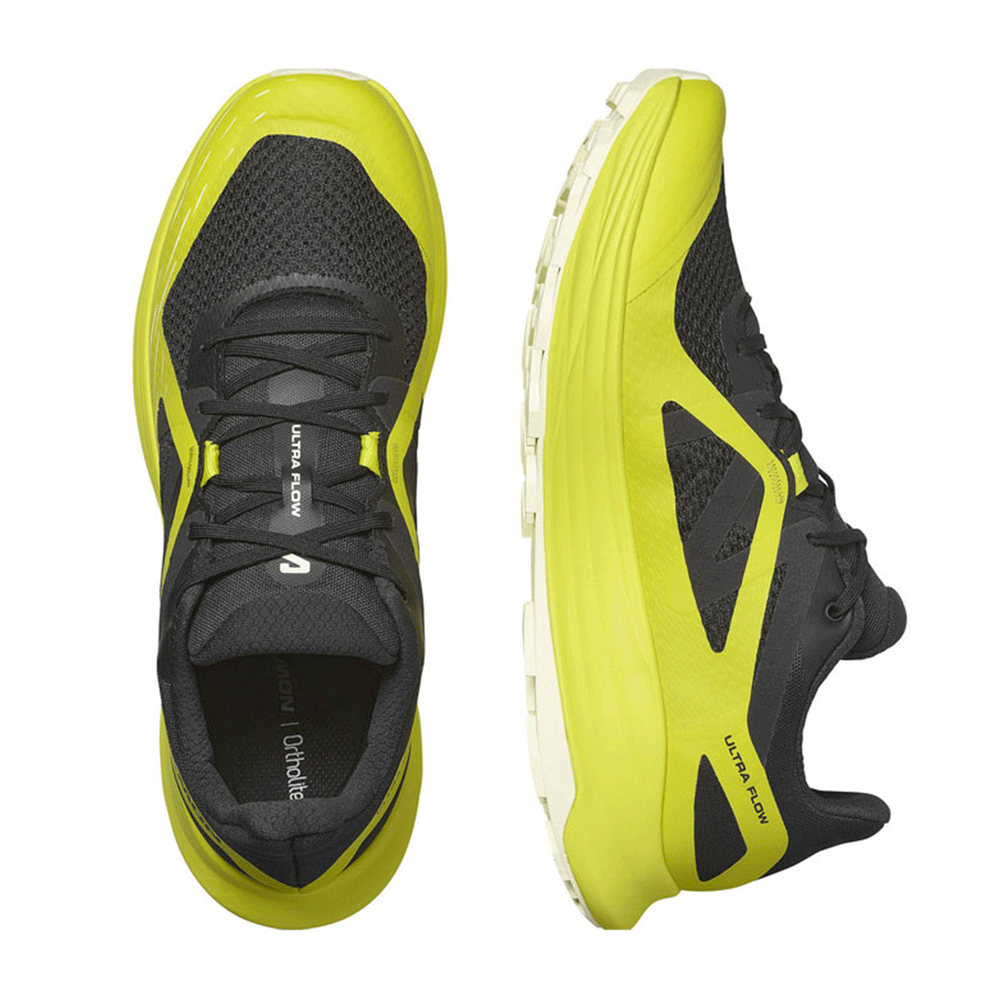 SALOMON - UOMO - ULTRAFLOW Black / Sulphur Spring / Transparent Yellow