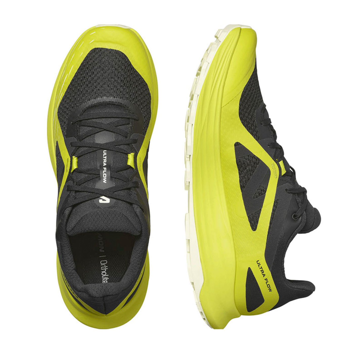 SALOMON - UOMO - ULTRAFLOW Black / Sulphur Spring / Transparent Yellow