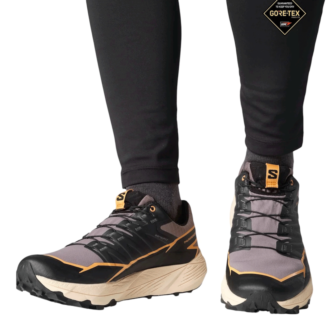 SALOMON - WOMEN - THUNDERCROSS GTX W Shark / Black / Papaya