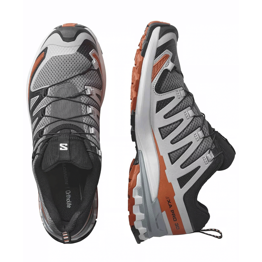 SALOMON - MEN - XA PRO 3D V9 Castlerock / Black / Burnt Ocher