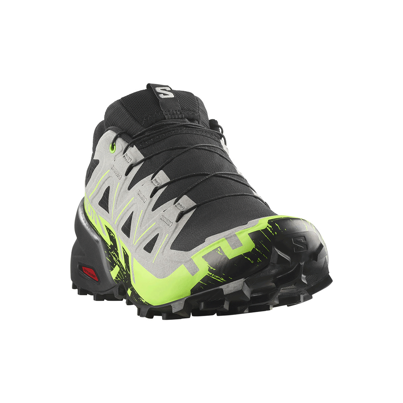 SALOMON - UOMO - SPEEDCROSS 6 GTX Black / Alloy / Green Geco