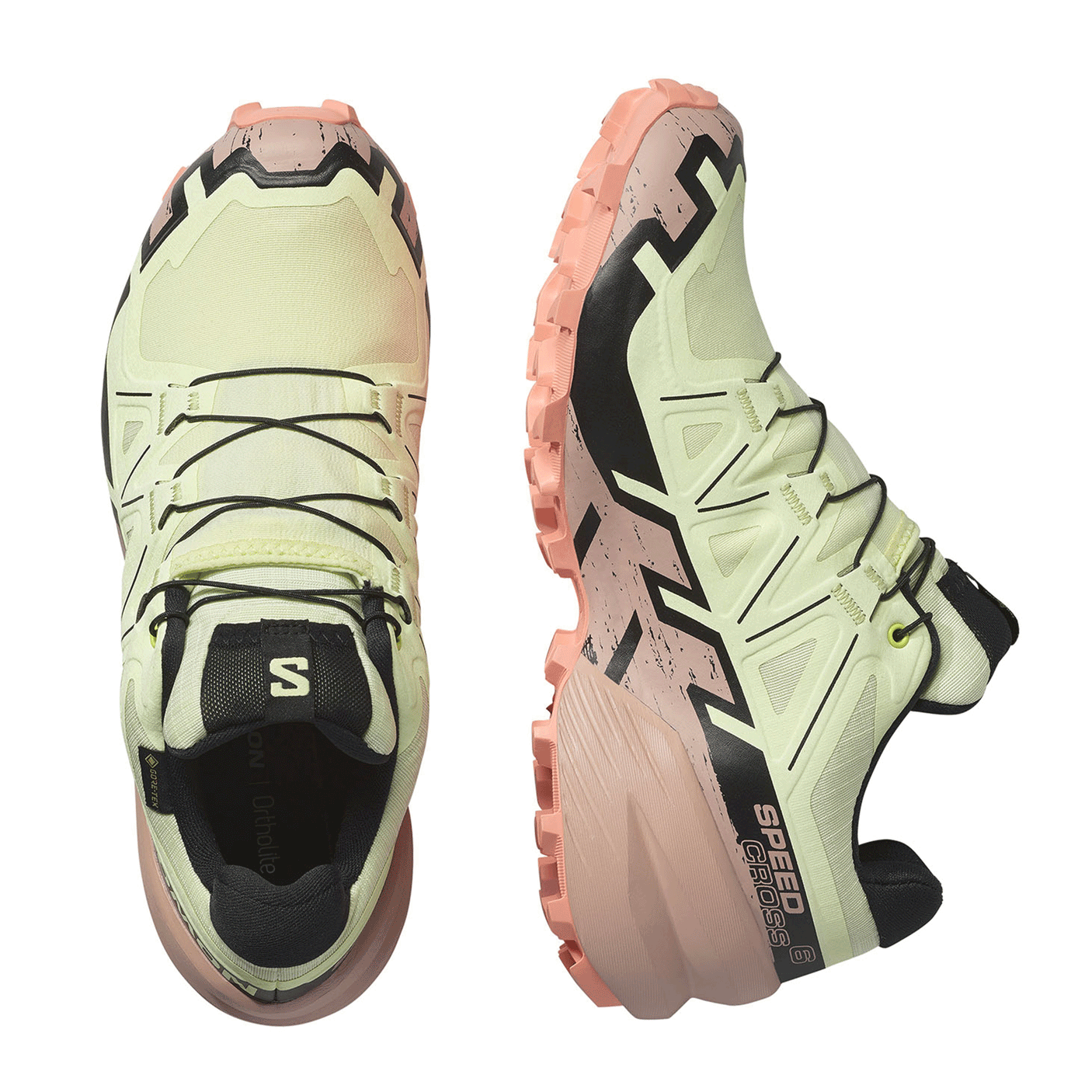 SALOMON - DONNA - SPEEDCROSS 6 GTX W Lime Cream / Mahogany Rose / Black