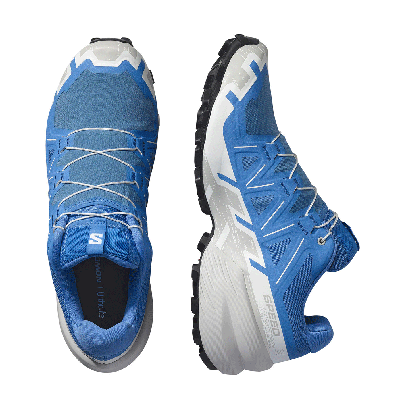 SALOMON - UOMO - SPEEDCROSS 6 French Blue / Lunar Rock / White