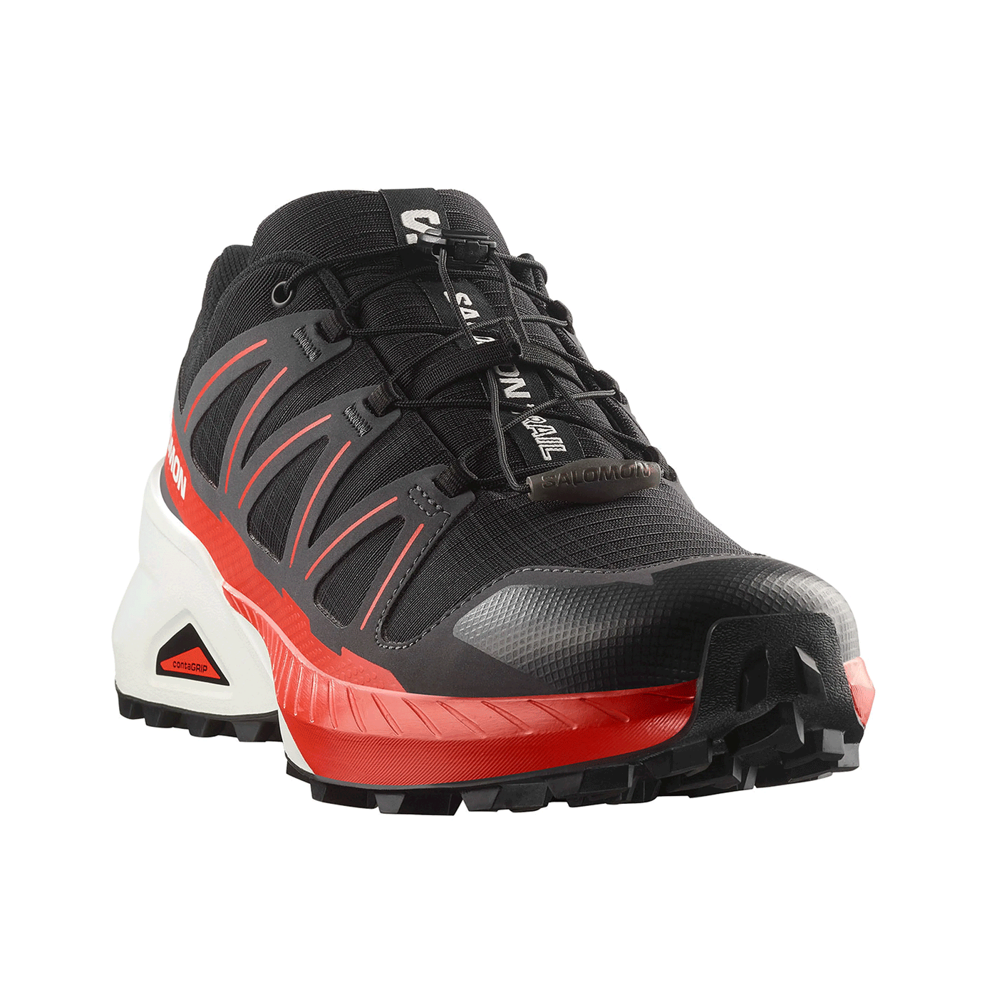 SALOMON - UOMO - SPEEDCROSS PEAK Black / Asphalt / Fiery Red