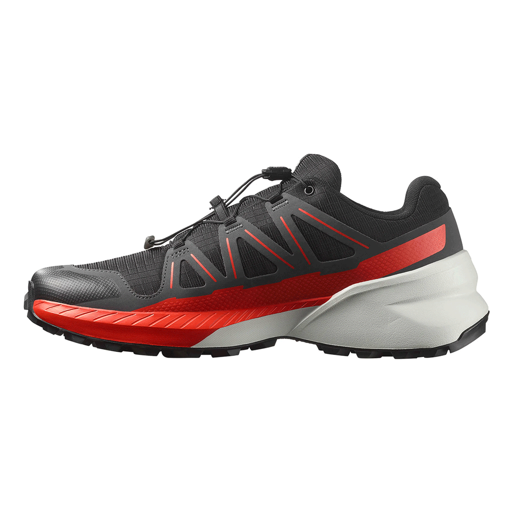 SALOMON - UOMO - SPEEDCROSS PEAK Black / Asphalt / Fiery Red