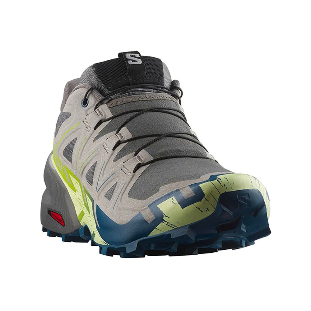 SALOMON - MEN - SPEEDCROSS 6 Castle Rock/ Lime Cream / Poseidon