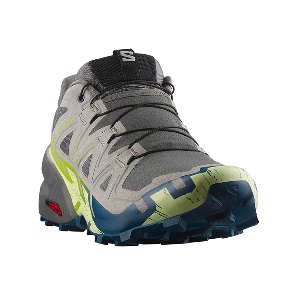 SALOMON - MEN - SPEEDCROSS 6 Castle Rock/ Lime Cream / Poseidon