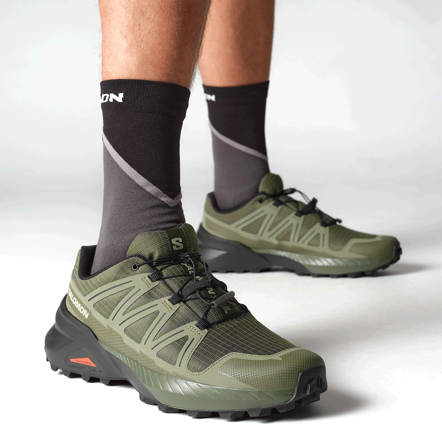 SALOMON - UOMO - SPEEDCROSS PEAK Olive Night / Deep Lichen Green / Black