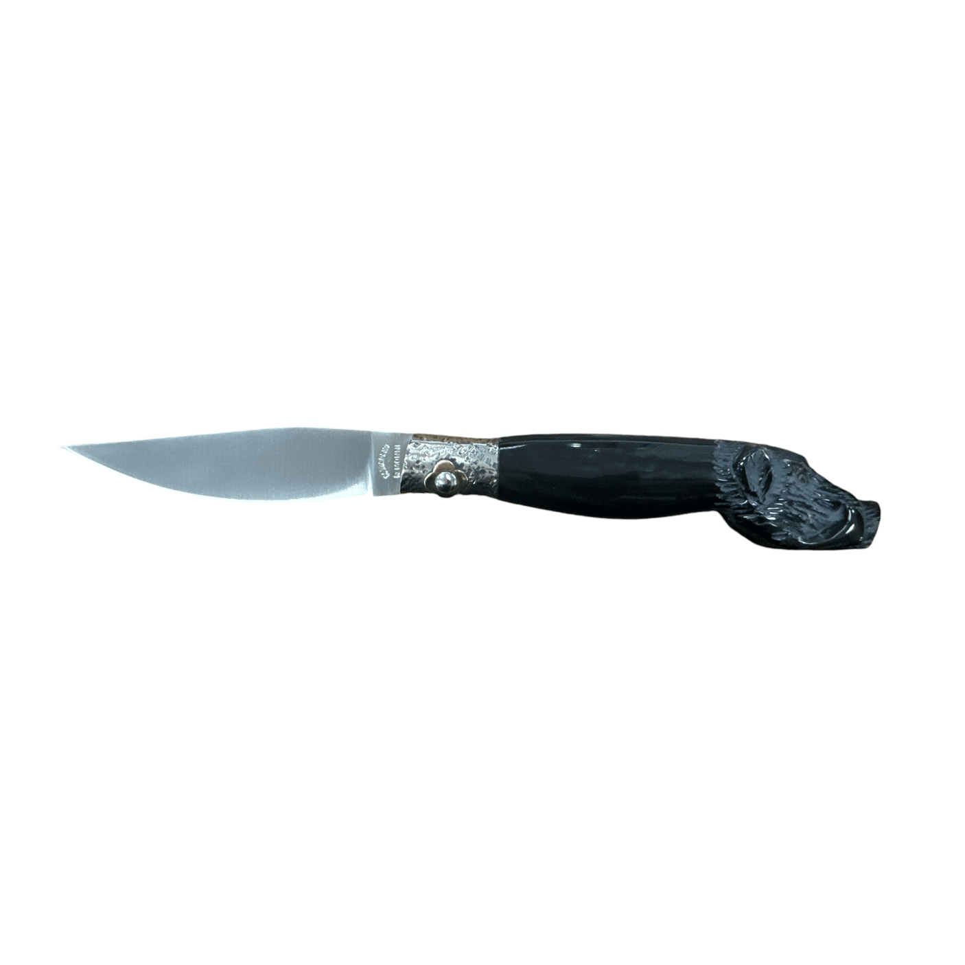 KNIFE - TROPHY WILD BOAR MONNI HORN T.BULINATA 17cm 62/TB