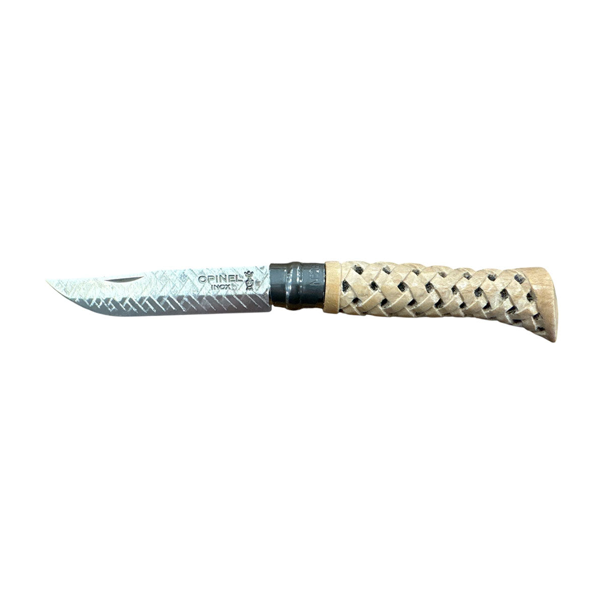 KNIFE - OPINEL - N.6 STAINLESS STEEL HAND MADE RHOMBUS BRAIDED MESH