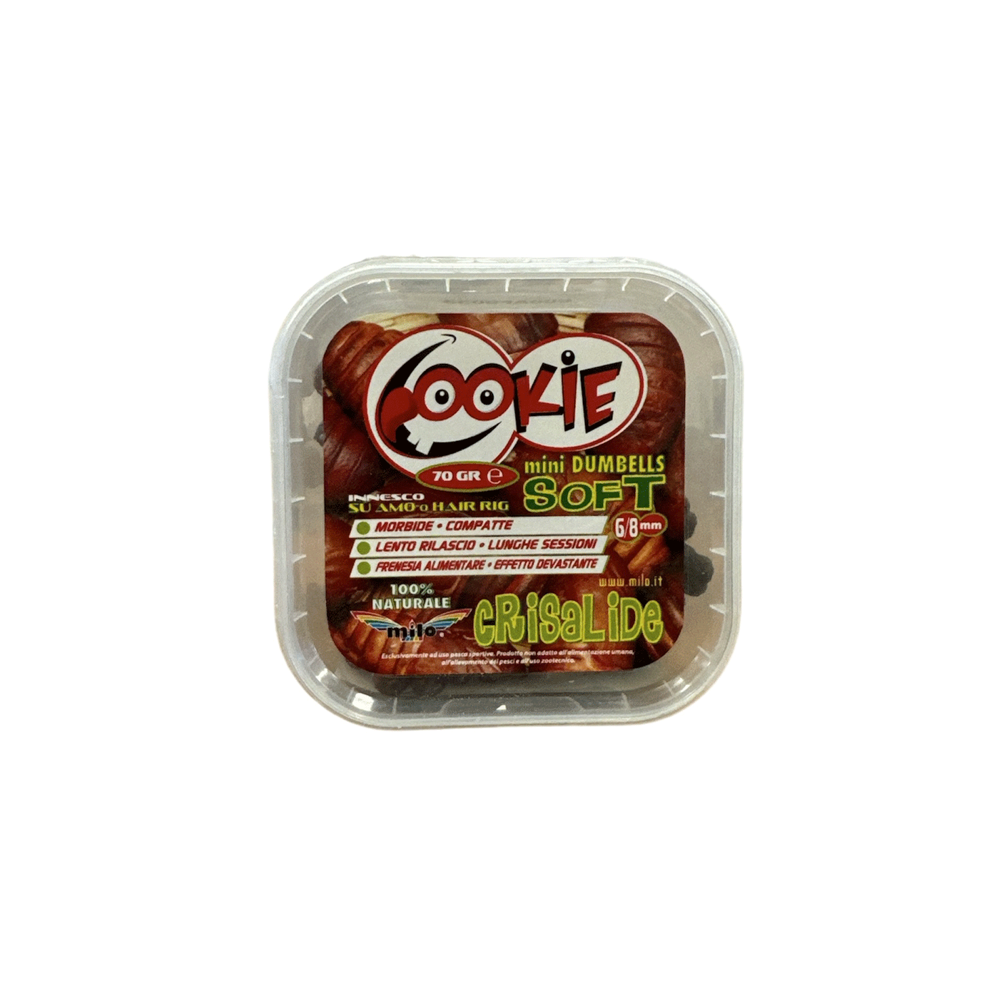 MILO - COOKIE MINI DUMBELLS SOFT 70GR 6/8mm CRISALIDE