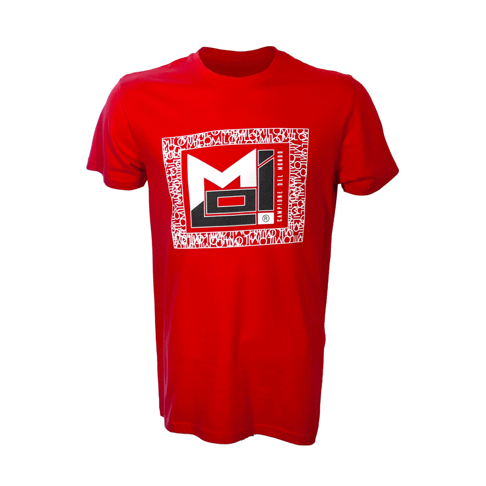 MILO - T-SHIRT ARCOBALENO ROSSA