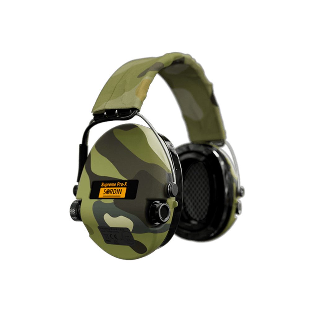 SHOOTING HEADPHONES - SORDIN - SUPREME PRO-X LED HEADBAND Camo